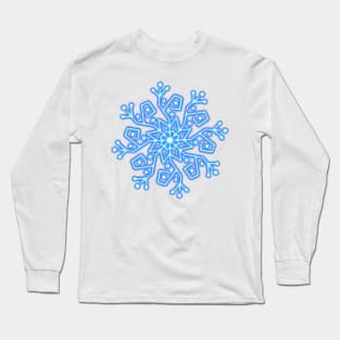 Electric Snowflake Long Sleeve T-Shirt